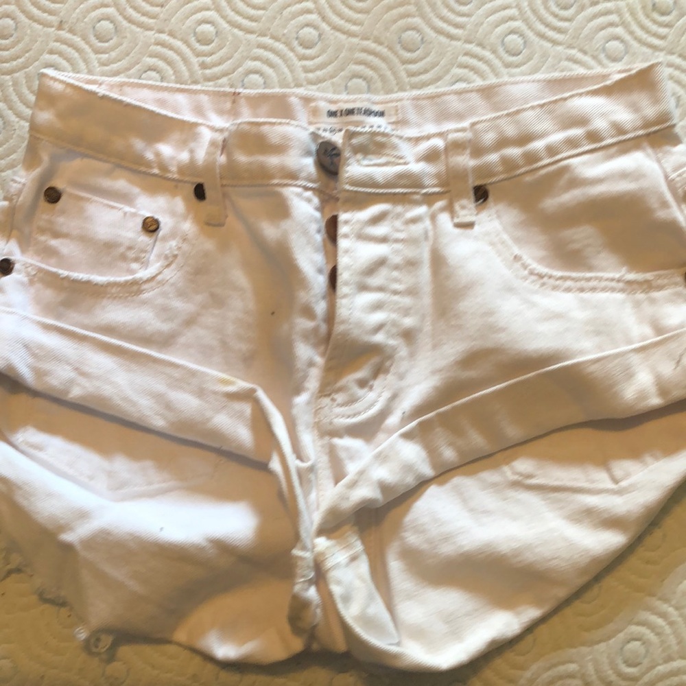 One Teaspoon shorts worn twice .